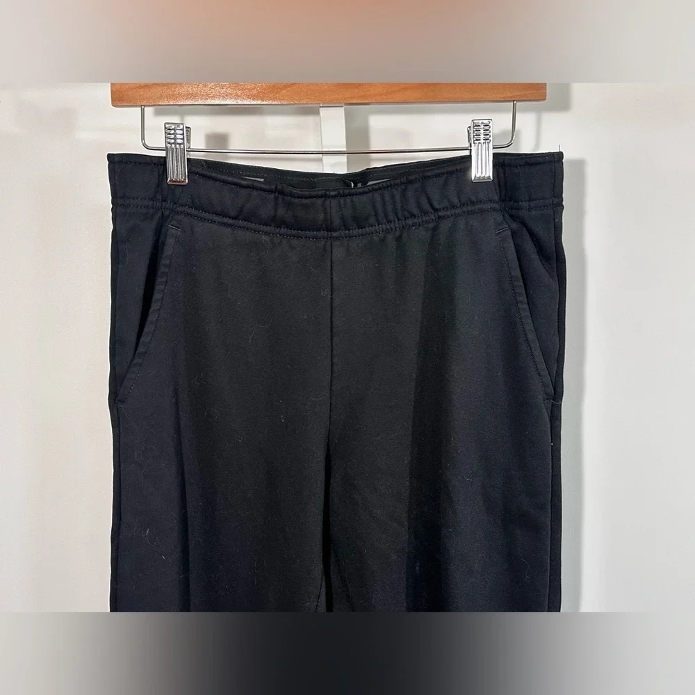 NIKE Dri-Fit Black Jogger Sweatpants Big Swoosh Athletic Pants M